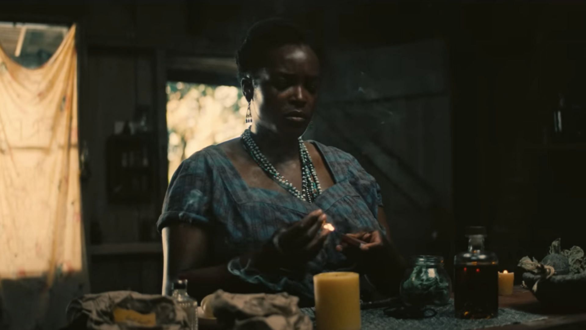 Annie practices Hoodoo in Sinners (Image via YouTube/Warner Bros.)